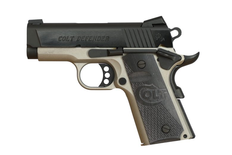 Colt Defender 1911 45 ACP 3" Two-Tone Cerakote/Stainless