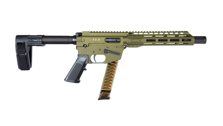 Freedom Ordnance FX9P10SBM OD Green 9mm 10" Pistol