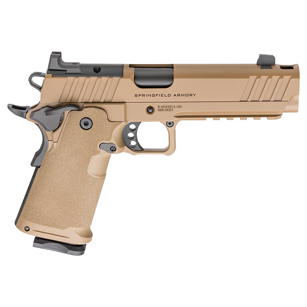 Springfield 1911 DS Prodigy Comp 9mm 5" Coyote 10+1 Optics Ready