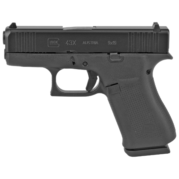 Glock 43X 9mm 10 Round Black Pistol