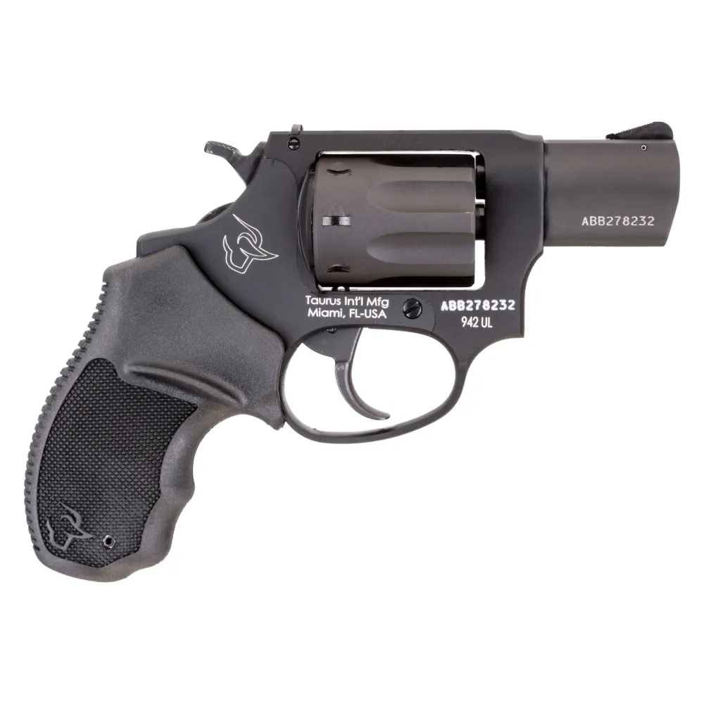 TAURUS 942 ULTRA LITE 22LR BLACK 2" 8RD REVOLVER