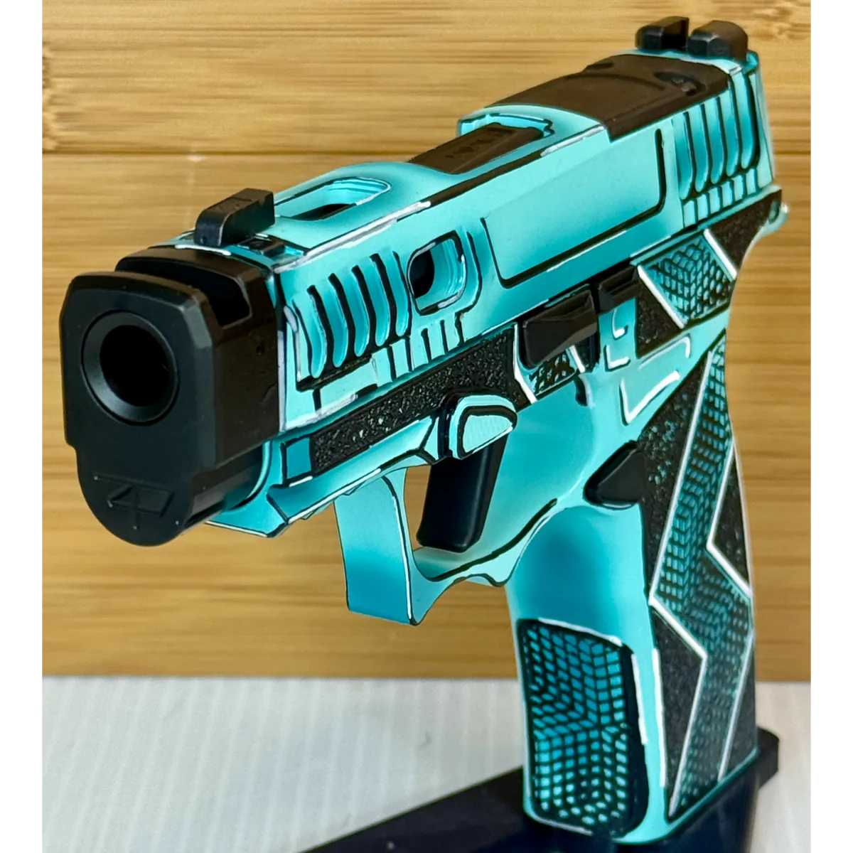 Custom Sig Sauer P365X Komodo Anime Blue Comp 9mm Pistol