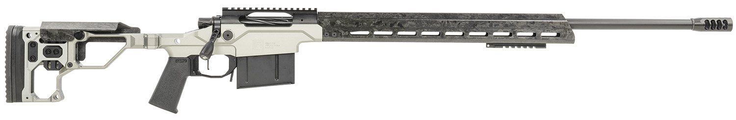 Christensen Arms 8010307000 Modern Precision 223 Rem 16" Threaded Carbon Fiber Barrel 5+1, Black Nitride Finish, Tungsten Anodized Folding Stock, Polymer Grip
