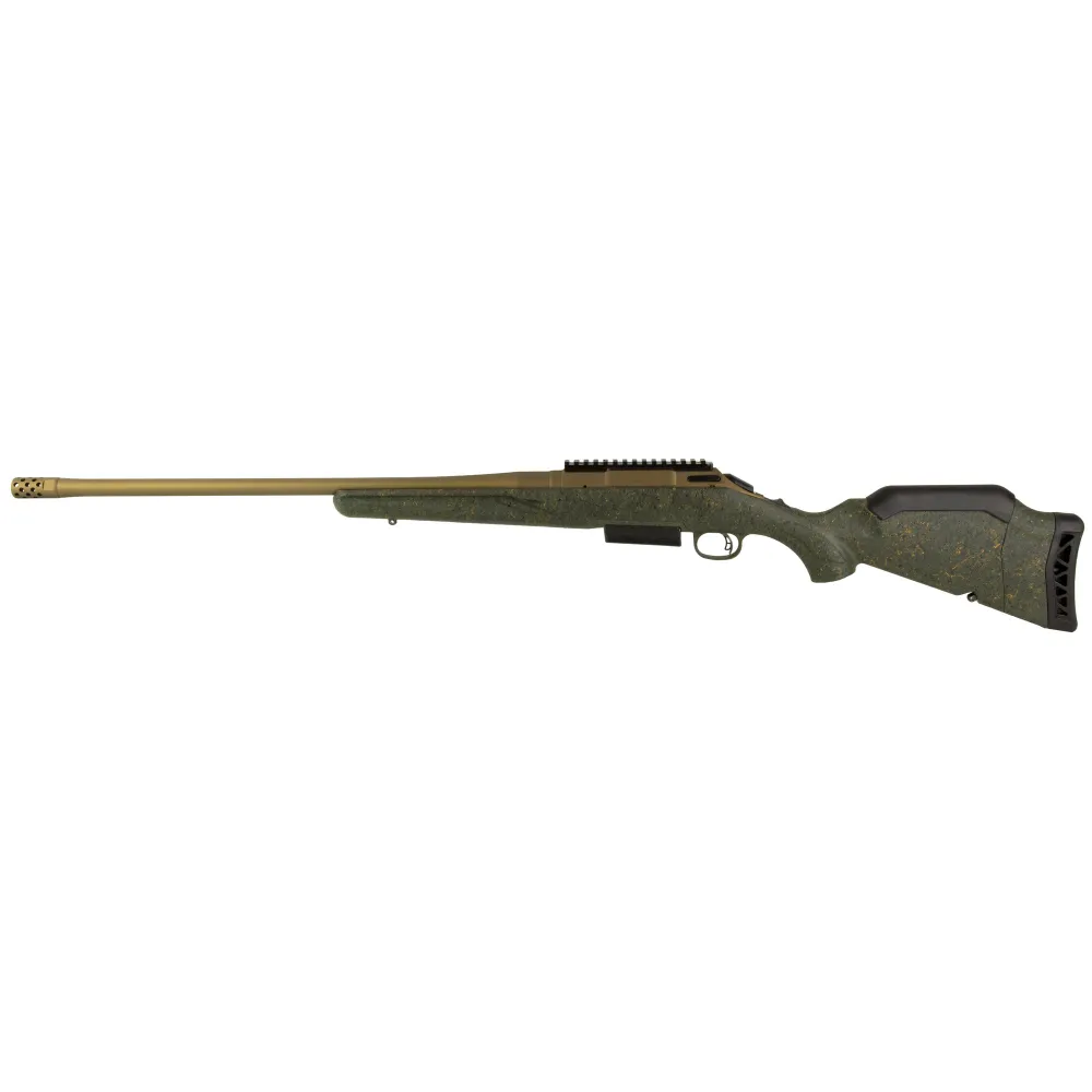 Ruger American Predator Green Splatter Gen II 450 Bushmaster 22" Rifle