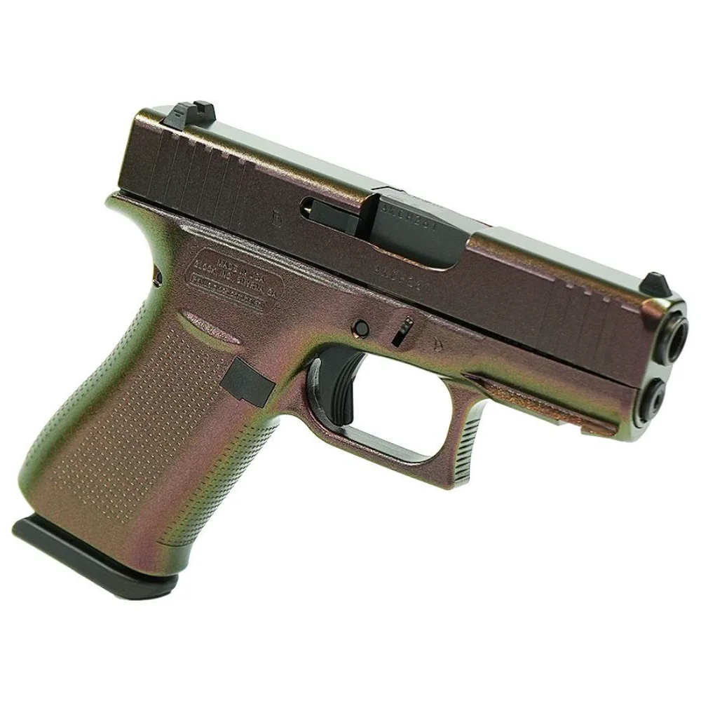 Glock 43X 9mm Shimmering Razorback 3.4" 10rd Pistol USA Made