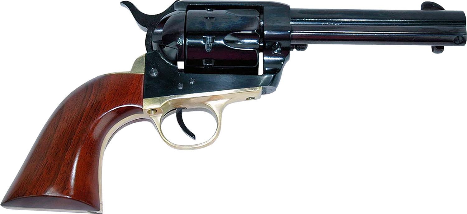 Cimarron Pistolero .22 LR Revolver – 4.75" Blued Barrel, Walnut Grips