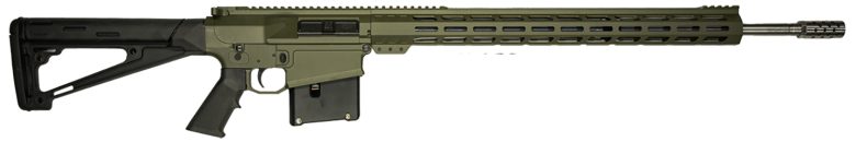 Great Lakes Firearms GL10308SSODG GLFA  308 Win 10+1 18" Stainless Threaded Barrel, OD Green Cerakote Picatinny Rail Aluminum Receiver, 6 Position Mil-Spec Black Synthetic Stock, Mil-spec Polymer Grip