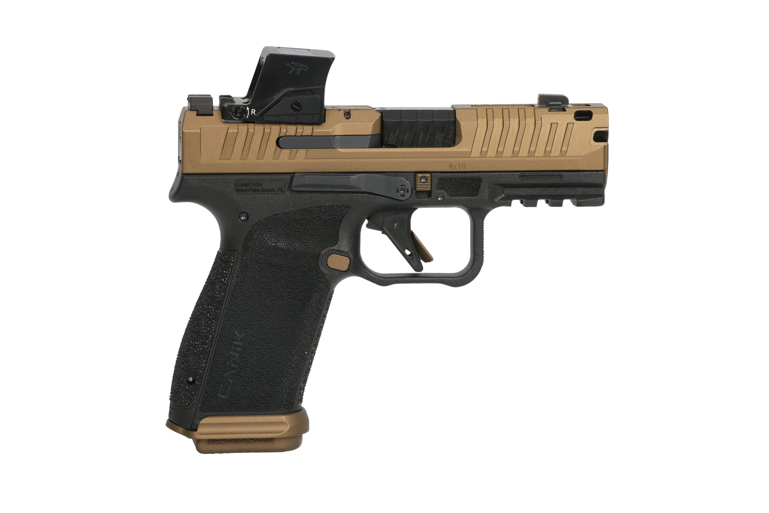 Canik METE MC9 PRIME 9mm Pistol – Bronze Cerakote, MO4 Optic