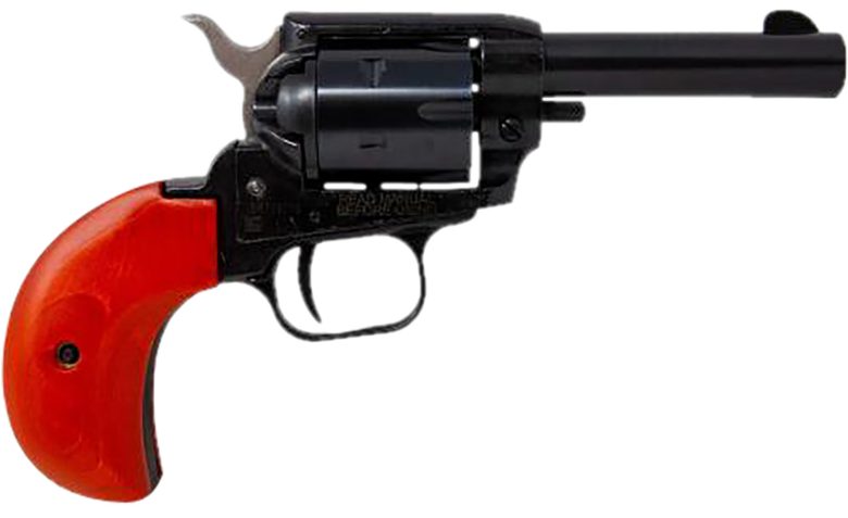Heritage Mfg BK22B3BH Barkeep 22 LR 6 Shot 3.60" Black Oxide Alloy Steel Barrel, Black Oxide Zinc Alloy Frame, Black Oxide Cylinder, Cocobolo Bird Head Grip, Manual Safety, Exposed Hammer