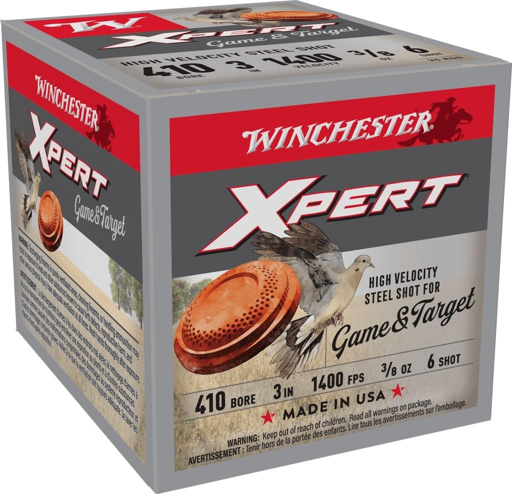 Winchester Xpert .410 GA 3" 3/8oz #6 Steel Shot 25rd Box