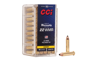 CCI .22 WMR 30gr V-MAX Ammo 50rd