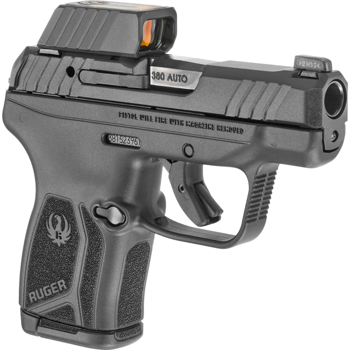 RUGER LCP MAX 380 RED DOT OPTIC BLACK 10RD PISTOL - image 5 of 5