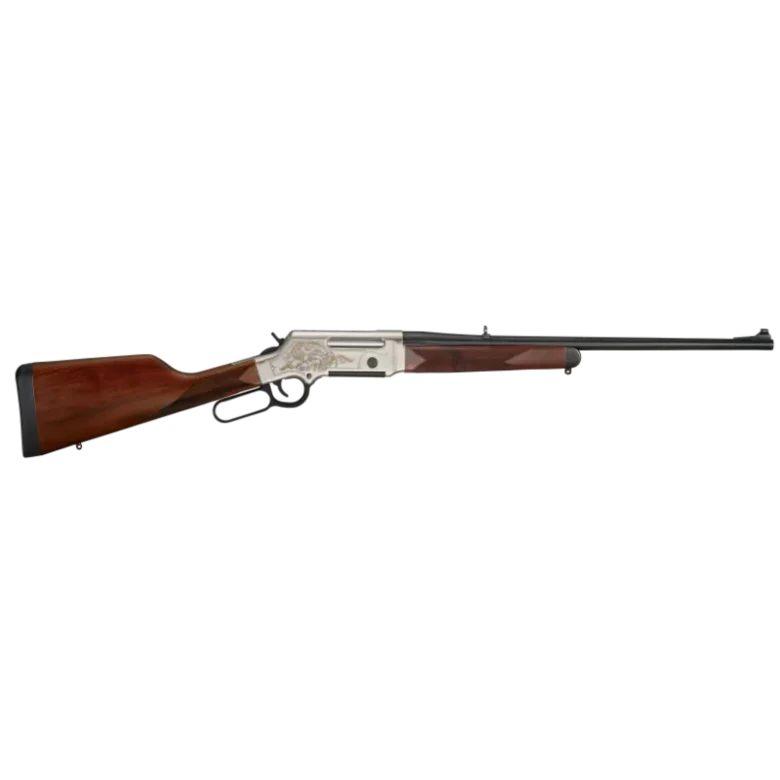 Henry Long Ranger Deluxe 308 Win 20" Engraved Nickel-Plated