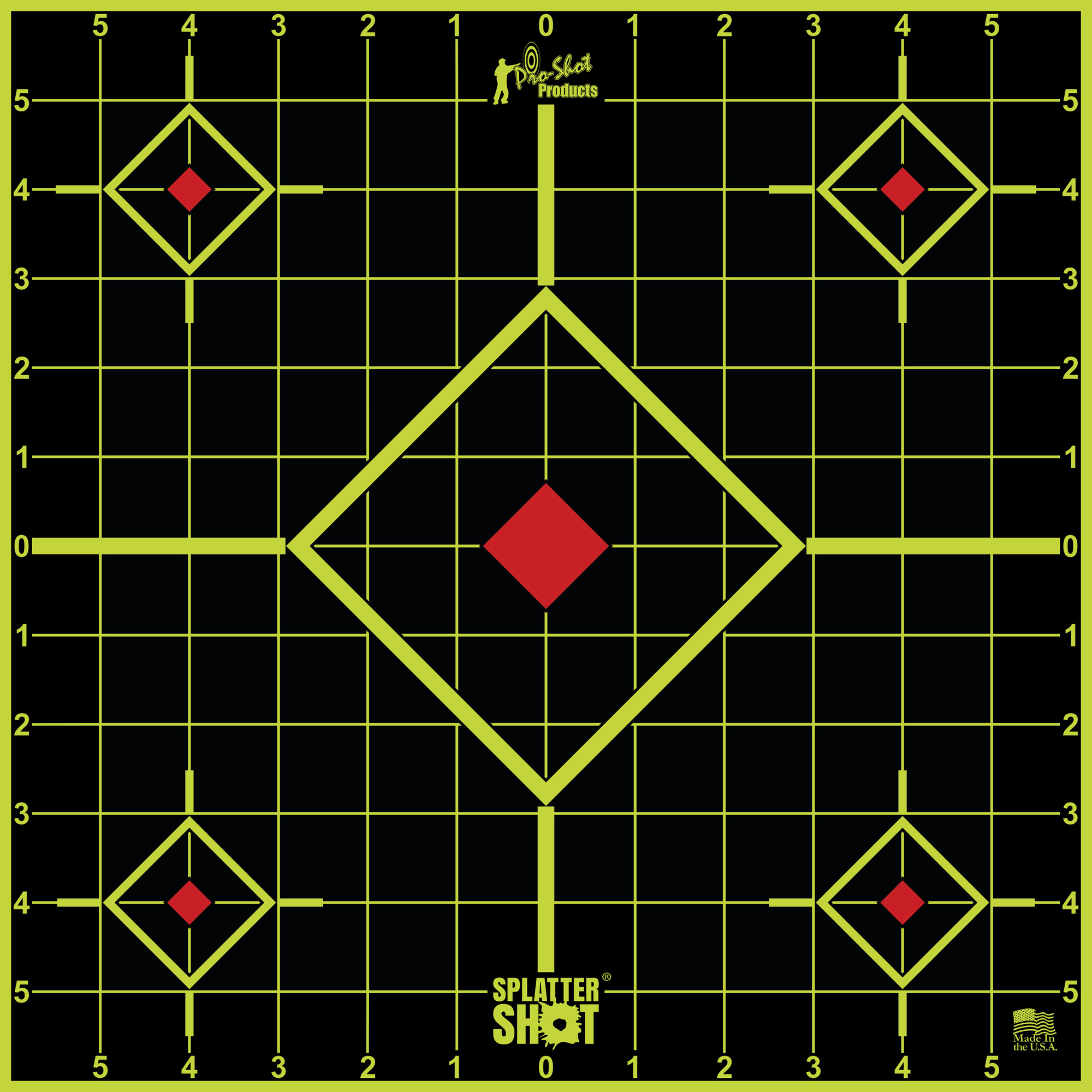 Pro-Shot SplatterShot Sight-In Adhesive Target, 12", 5-Pack