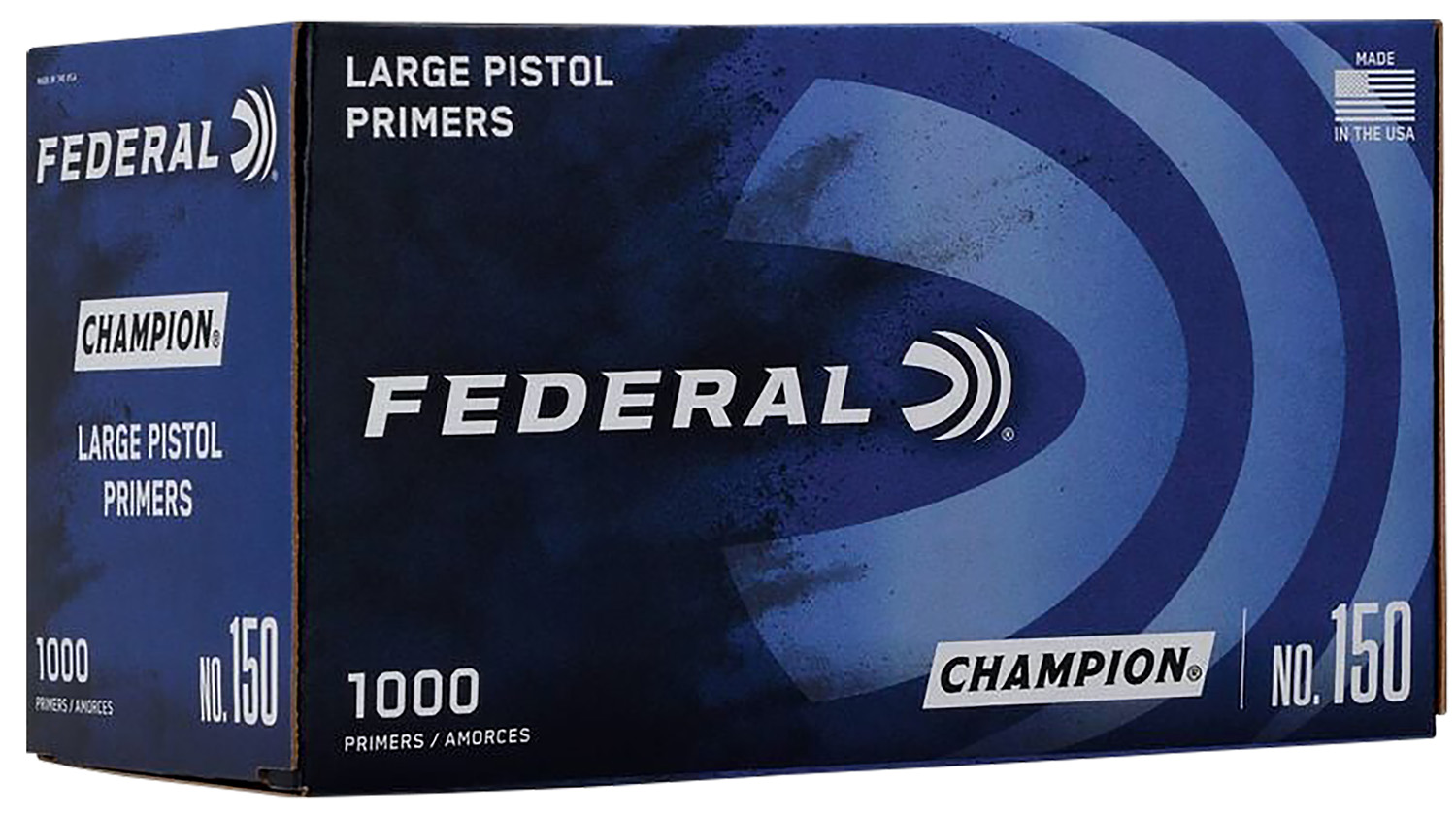 Federal 150 Champion Large Pistol Primers - 1000 Count