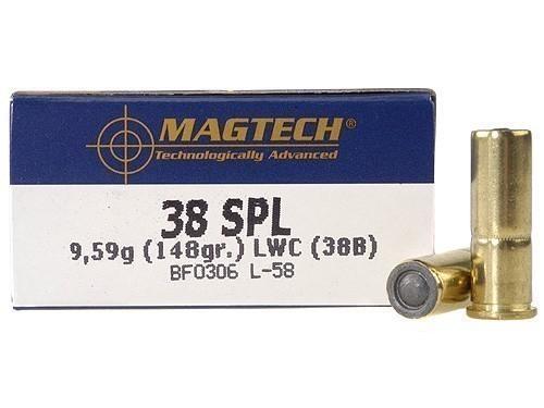 MagTech .38 Spl 148gr LWC 710 fps 50Rd