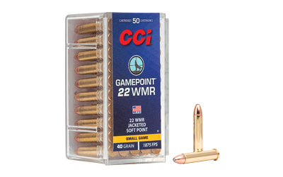 CCI .22 WMR 40gr Gamepoint Ammo 50rd