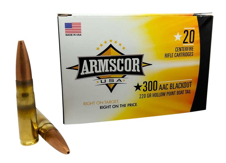 Armscor 300 BlackOut 220GR HPBT 20 Rounds Ammunition