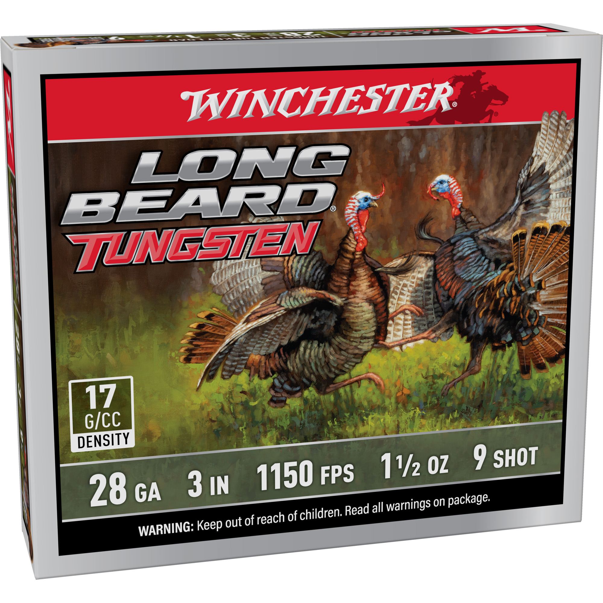 Winchester Long Beard Tungsten 28 Gauge 3" #9 Shot Shell