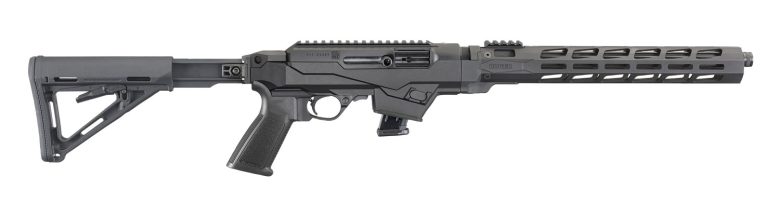Ruger 19124 PC Carbine  9mm Luger 10+1 16.12" Threaded/Fluted Barrel, Type III Hard Coat Anodized Aluminum Alloy Receiver, Magpul 6 Position MOE Stock, M-LOK Accessory Slots, Optics Ready