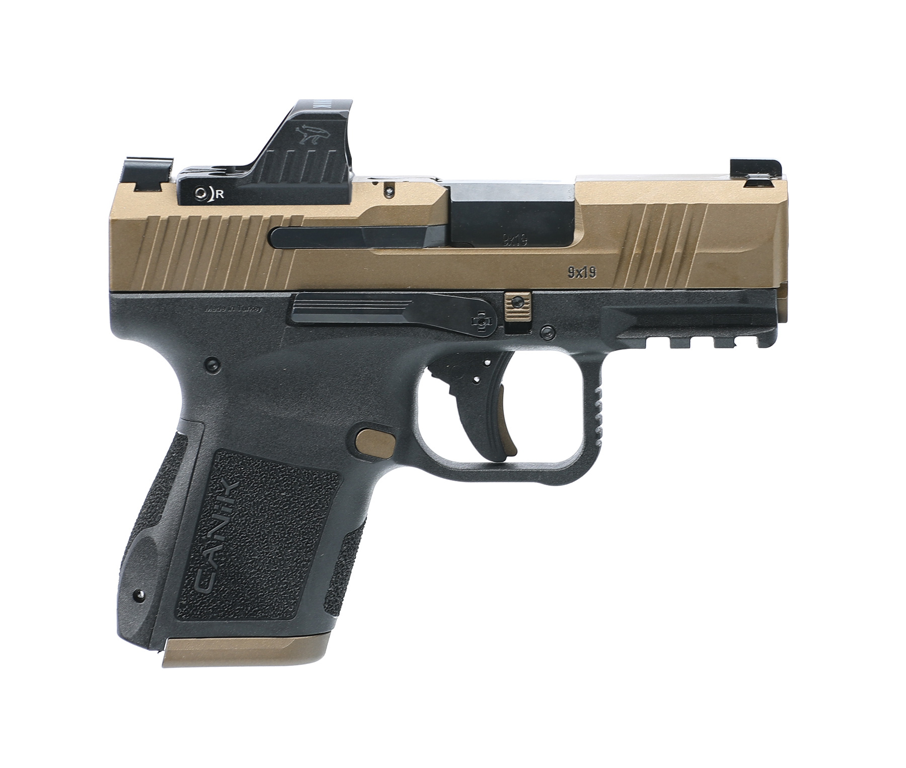 Canik METE MC9 9mm Bronze Pistol 3.18" 15+1 MO1 Optic Ready