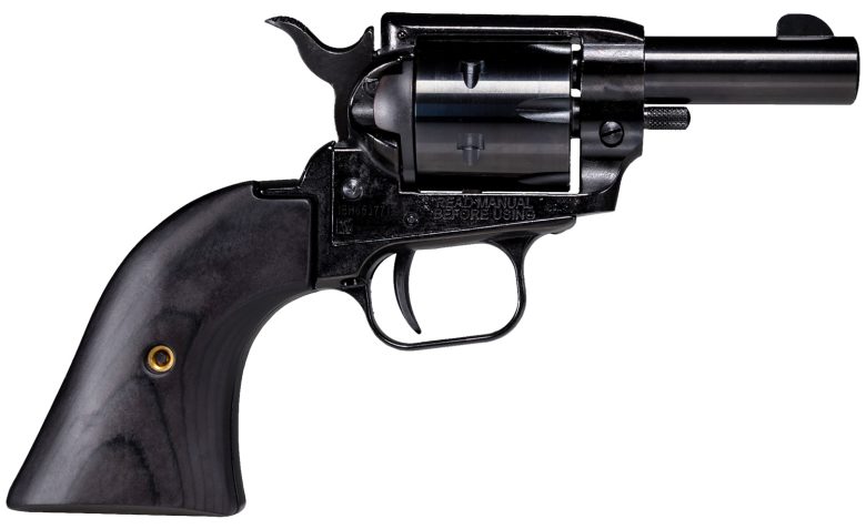 Heritage Mfg BK22B2BBK Barkeep 22 LR 6 Shot, 2.68" Black Oxide Steel Barrel, Black Oxide Zinc Alloy Frame, Black Oxide Cylinder, Black Laminate Grip, Manual Safety, Exposed Hammer