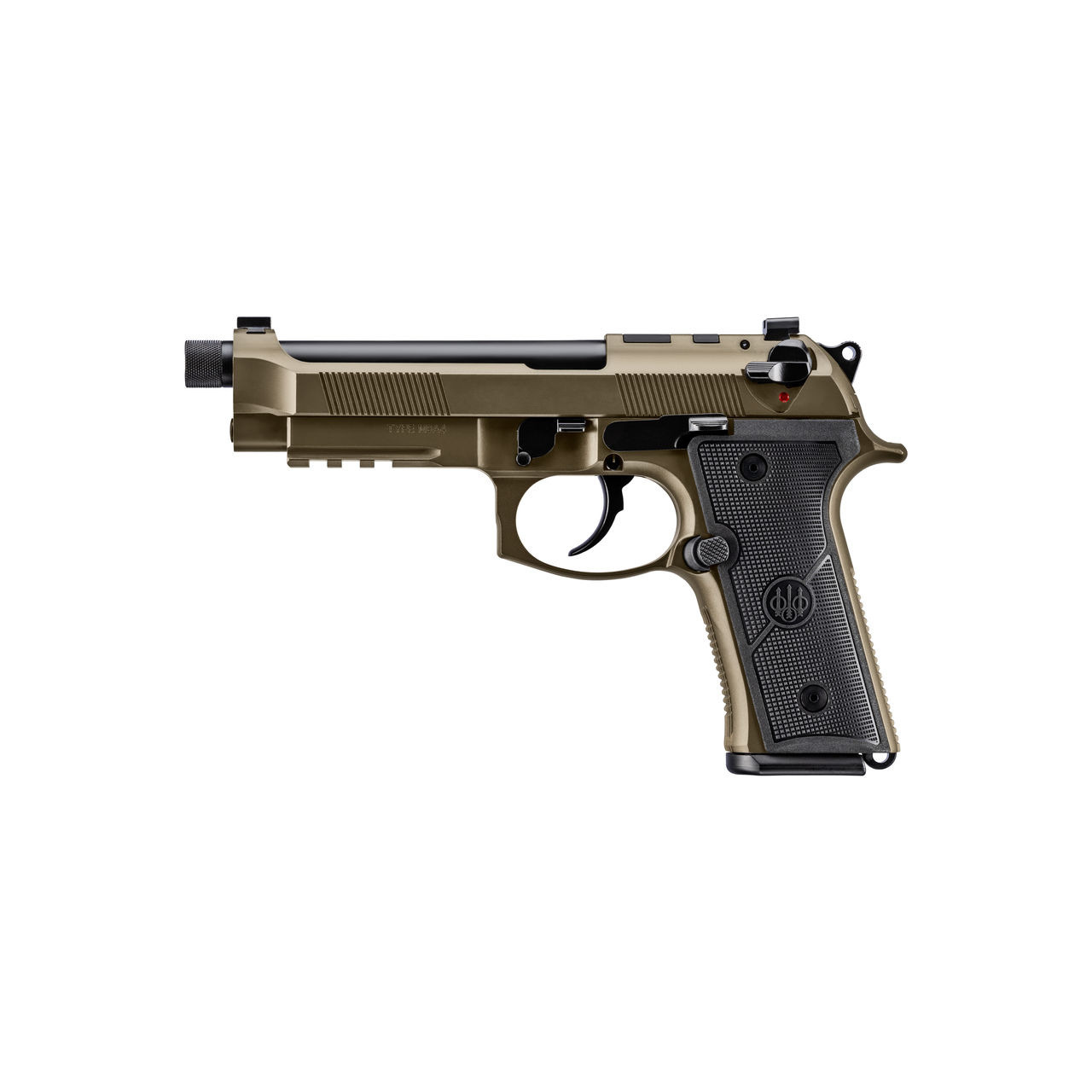 Tactical Beretta M9 A4 9 mm Overland Series 10+1 Handgun with 5" Barrel
