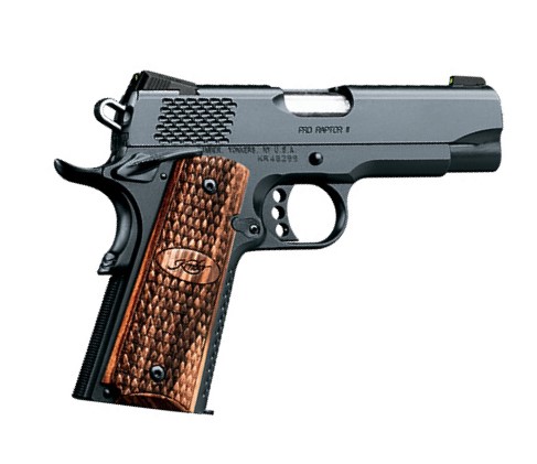 Kimber Raptor II Pro 45 ACP 4 Inch Stainless Match Barrel 8 Plus 1 Black 1911 Pistol