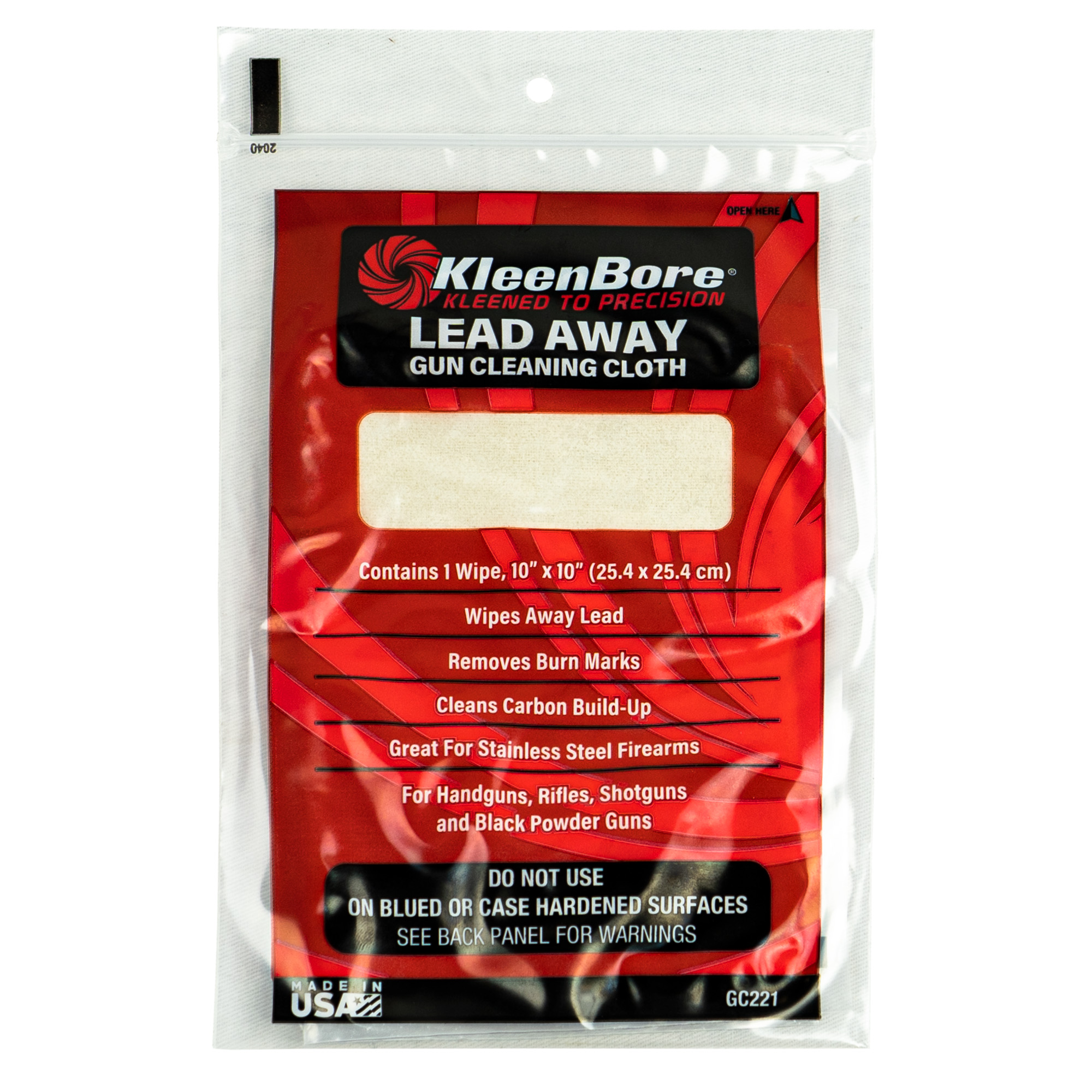 Kleen-Bore Lead Away Treated Cotton Gun Cloth