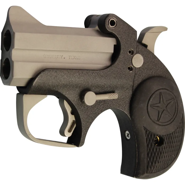 Bond Arms Backup 9mm 2.5" Stainless Barrel Black Frame Derringer 2-Shot