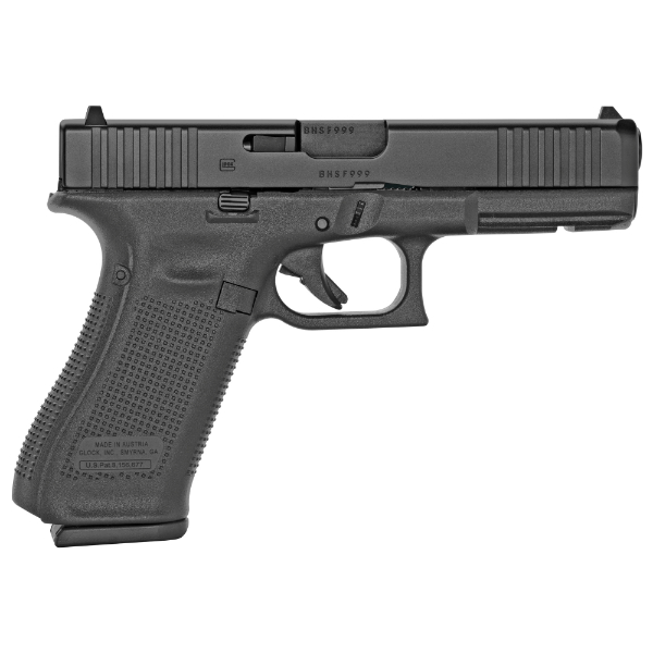 GLOCK 17 Gen5 9mm Semi-Auto Black Pistol- PA175S201