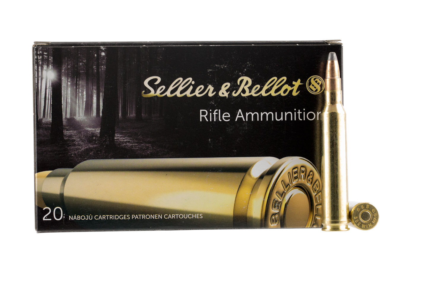 Sellier & Bellot .300 Win Mag 180gr SPCE Rifle Ammo 20rd Box