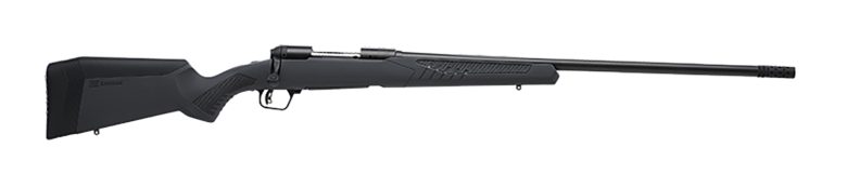 Savage Arms 57034 110 Long Range Hunter 6.5x284 Norma 3+1 26", Matte Black Metal, Gray Fixed AccuStock with AccuFit Stock