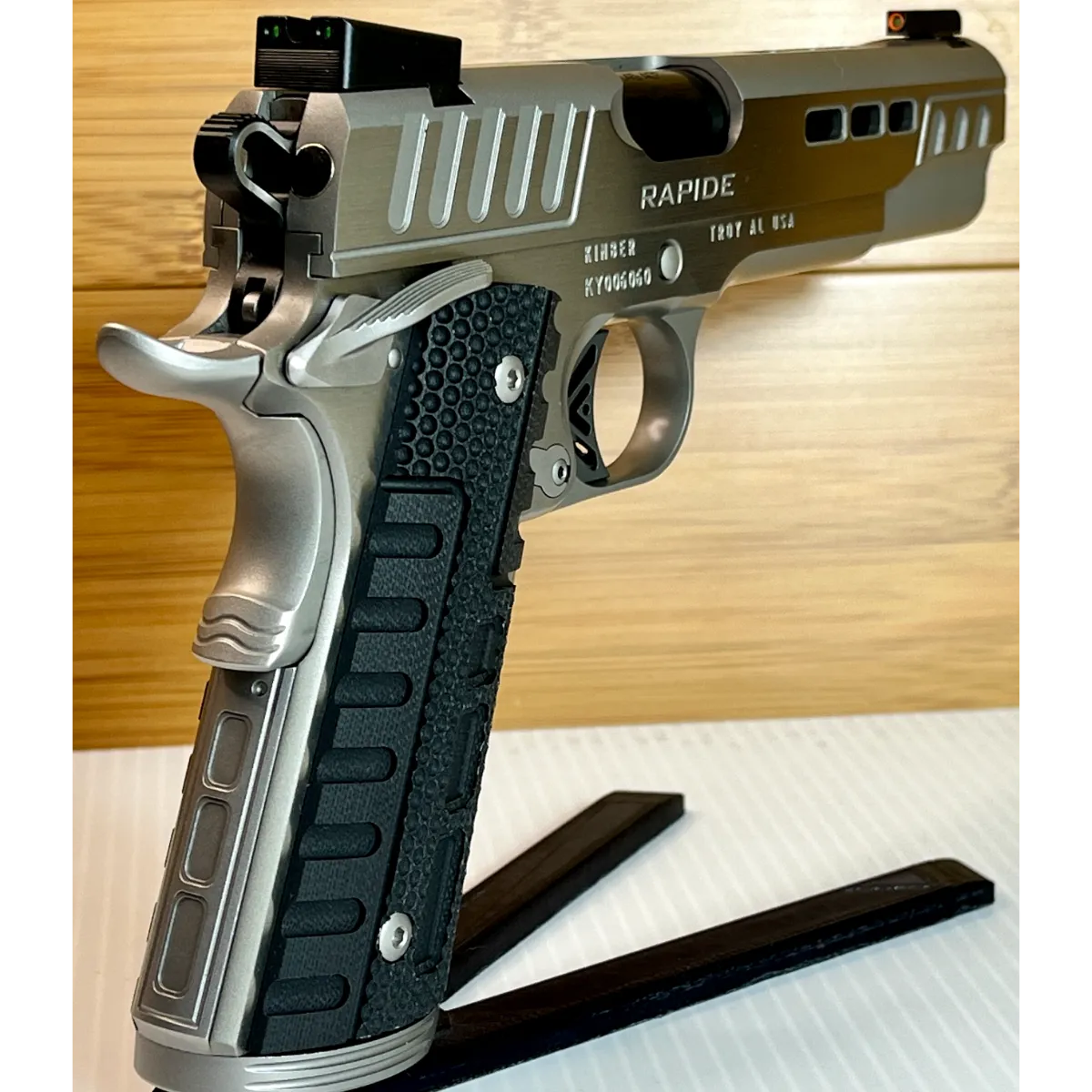 Kimber Rapide Frost .45 ACP 5" 8+1 Silver Slide G10 Grip