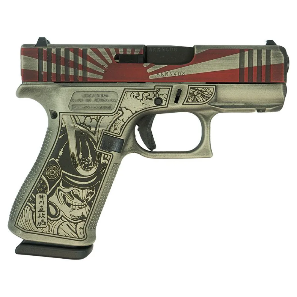 Glock 43X 9mm Rising Sun Bushido 3.4" 10rd (2) USA Made Pistol