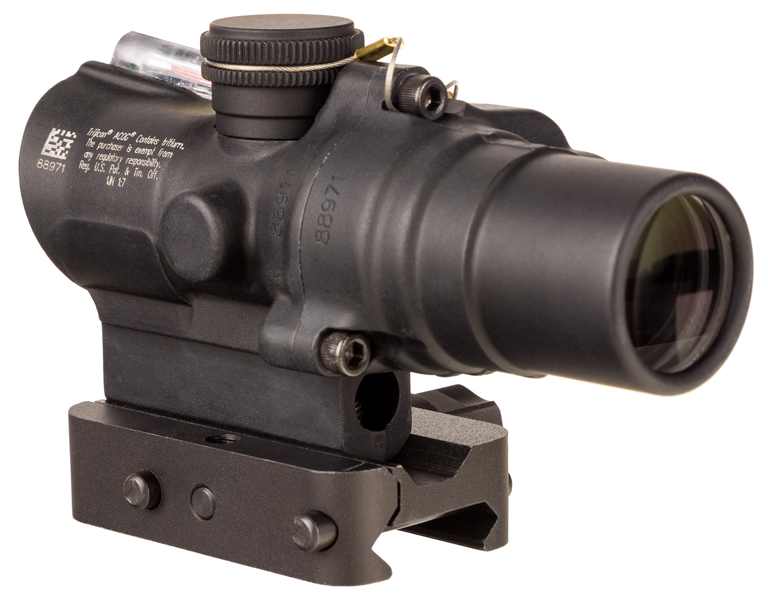 Trijicon ACOG 1.5x16mm Dual Illuminated Red Ring & 2 MOA Dot Scope - image 3 of 10