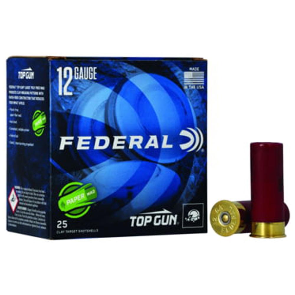 FEDERAL TOP GUN 12 GA 2 3/4 IN 1 1/8OZ 1200 FPS 8 25Rd Shotgun
