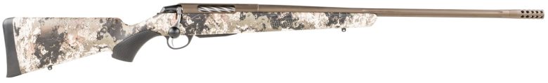 Tikka JRTXVW316 T3x Lite 308 Win 3+1 22.40" Midnight Bronze Cerakote Fluted Threaded Barrel, Drilled & Tapped Steel Receiver, Veil Wideland Fixed Synthetic Stock, Black Interchangeable Backstrap Grip