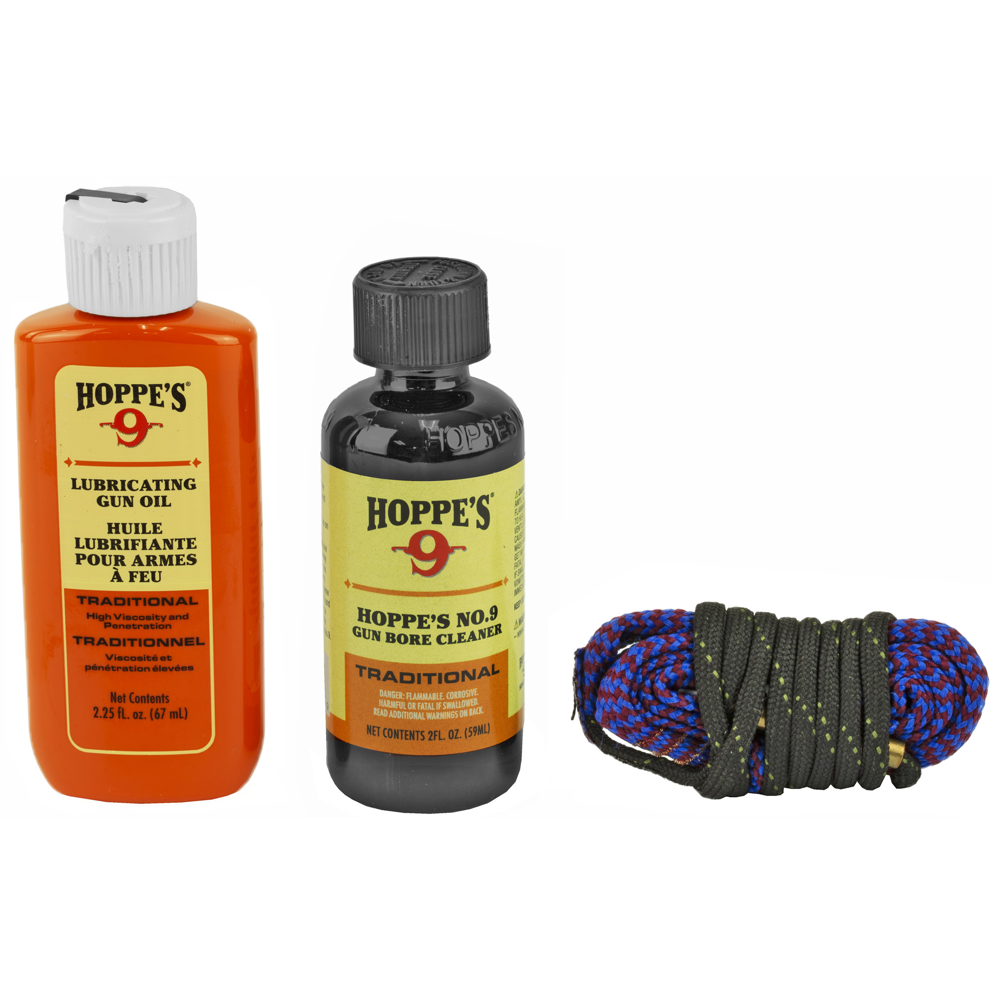 Hoppe's 1-2-3 Done! Cleaning Kit .22 Cal / 5.56mm Pistol