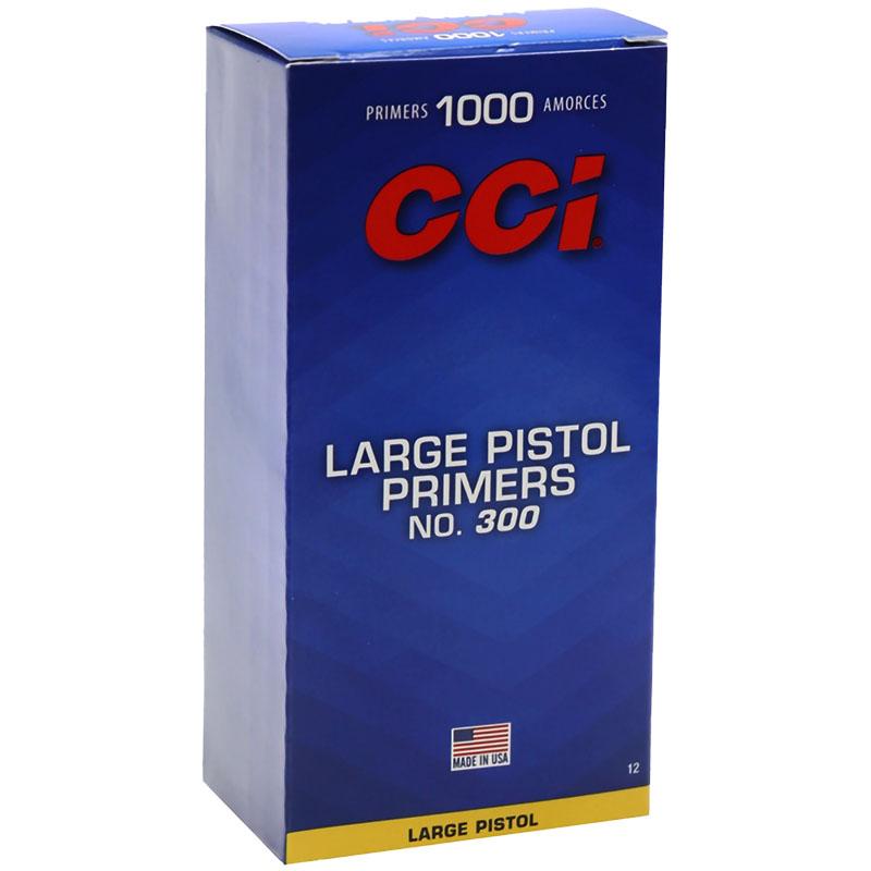 CCI Standard Pistol No. 300 Large Pistol Primers - 1000/Box