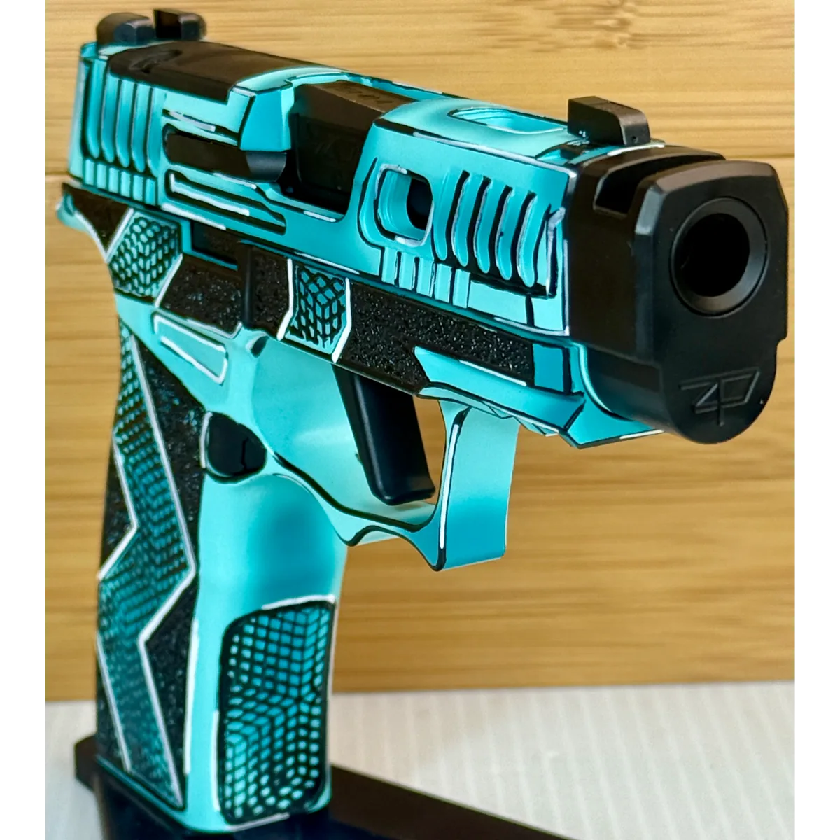 Custom Sig Sauer P365X Komodo Anime Blue Comp 9mm Pistol