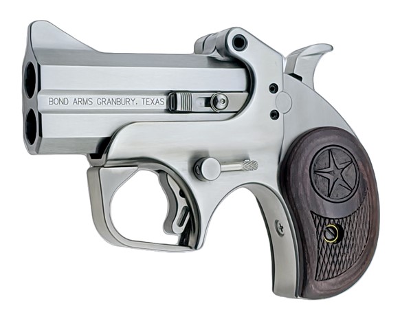 Bond Arms Texas Defender 357/38 Special Derringer – 3" Barrel Rosewood Grip