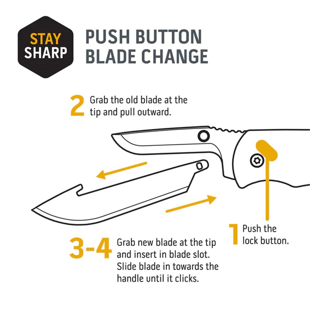 Outdoor Edge RazorLite Drop Point Replacement Blades - image 8 of 8