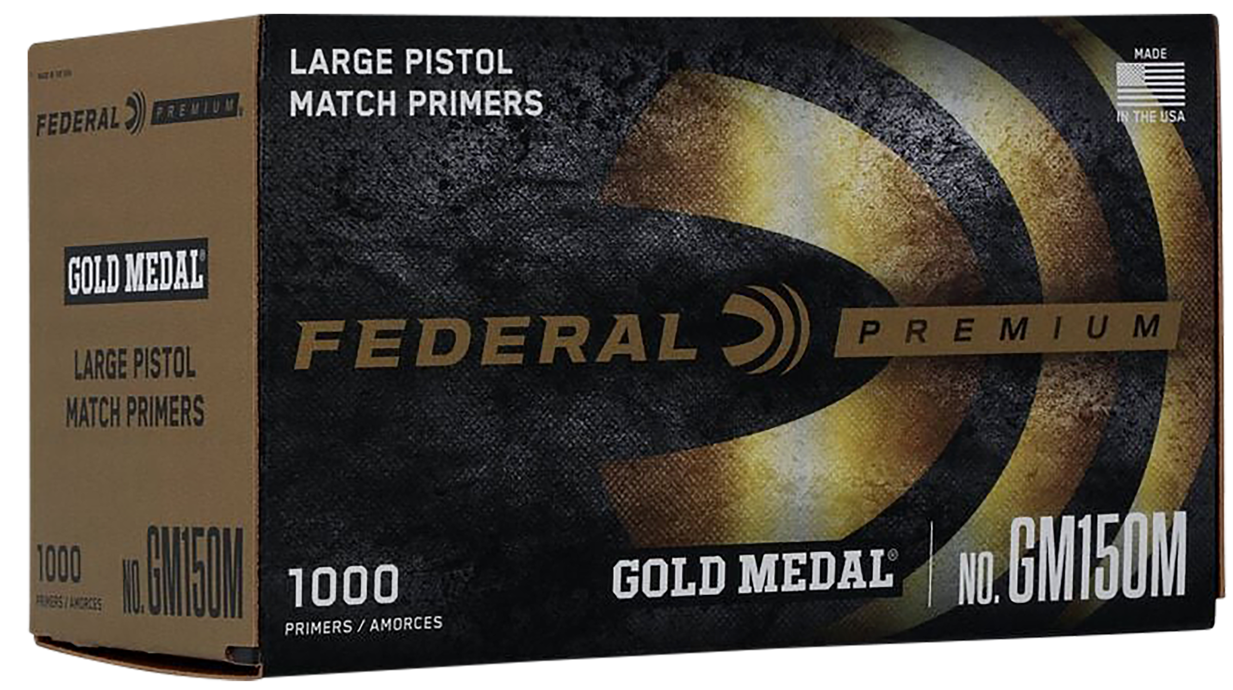 Federal Gold Medal Match Large Pistol Primers 1000ct