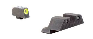 Trijicon HD Night Sights for Glock - Green/Yellow Front, Black Rear