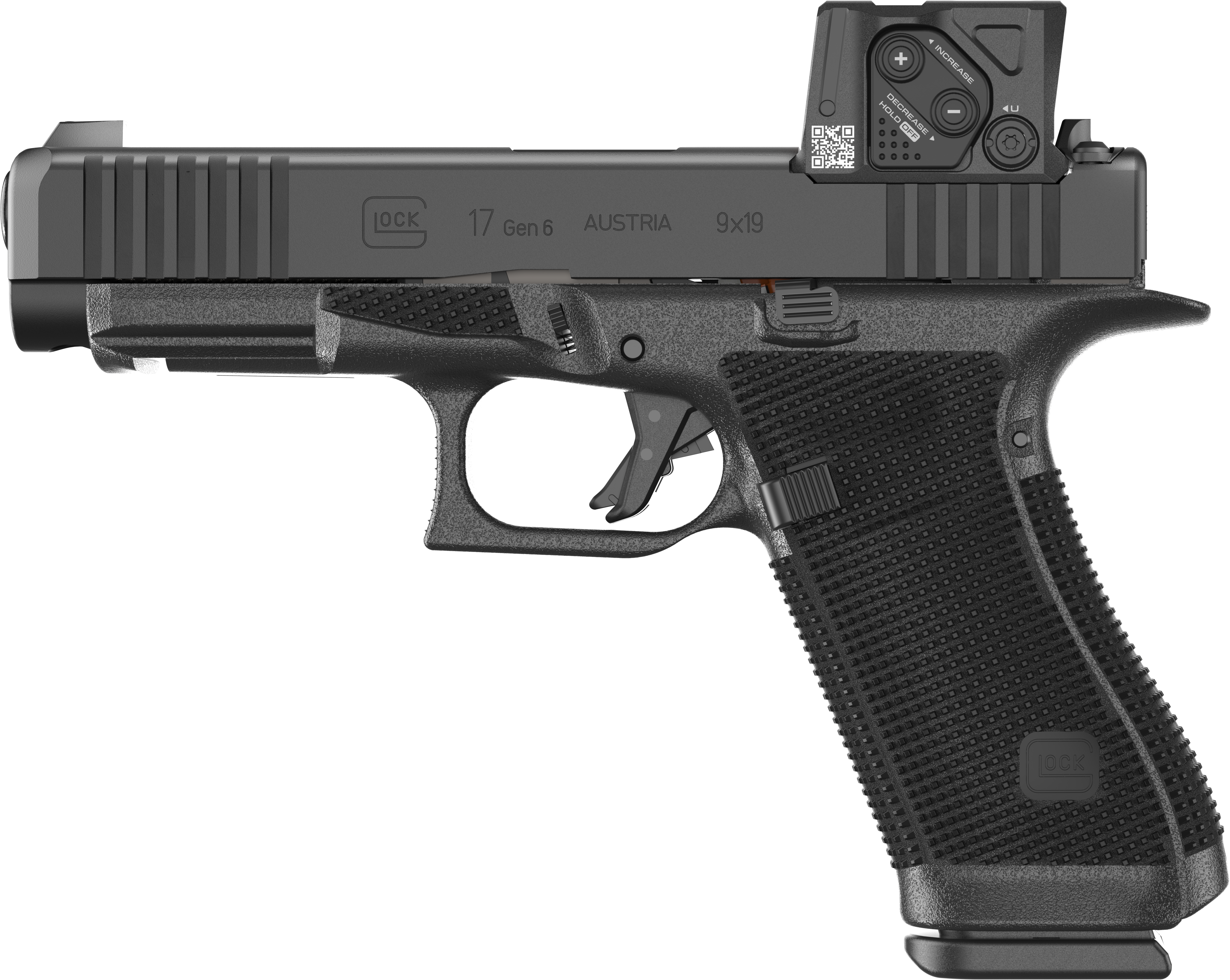 Glock 17 Gen 6 9mm Luger 4.49" Semi-Auto Pistol with Aimpoint COA Optic