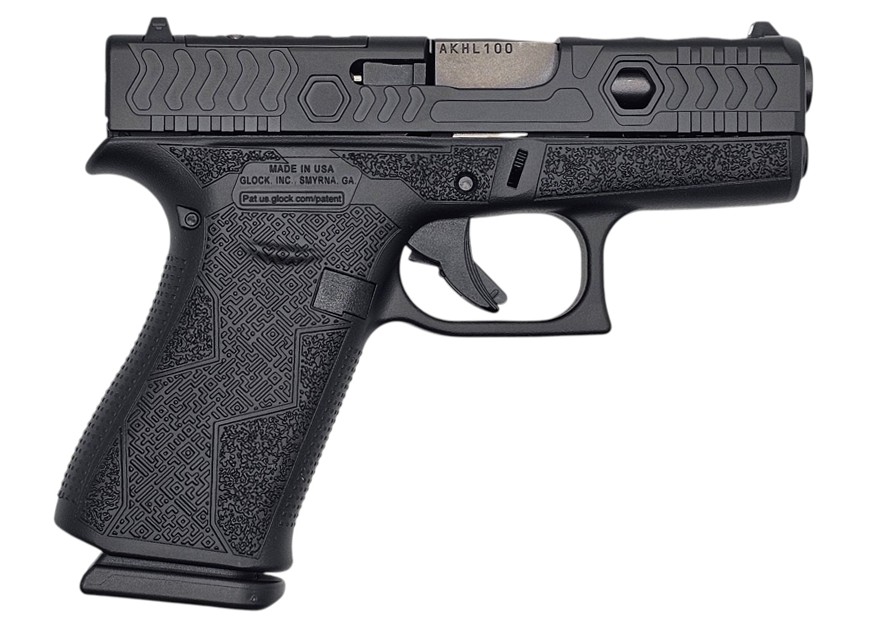 GLOCK 43X KAVORKA BLACK 9MM 3.4" BARREL OR 10RD HANDGUN