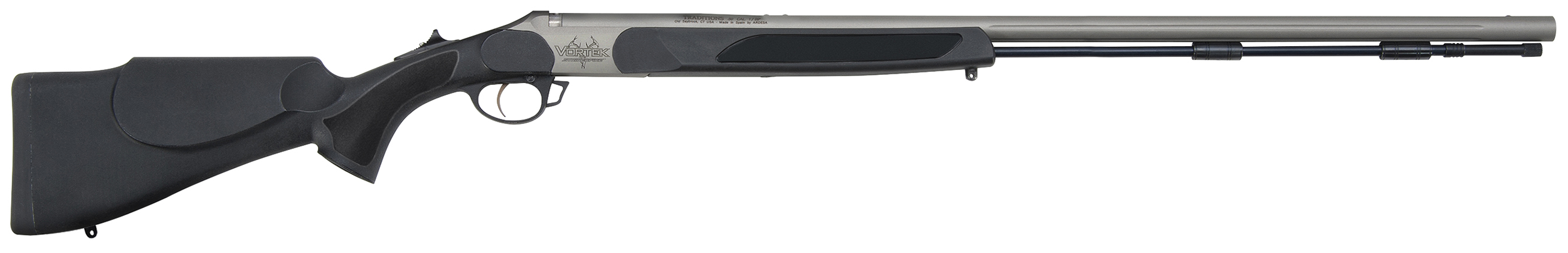 Traditions Vortek Strikefire 50 Caliber 28" Stainless Cerakote Black Synthetic - image 3 of 5