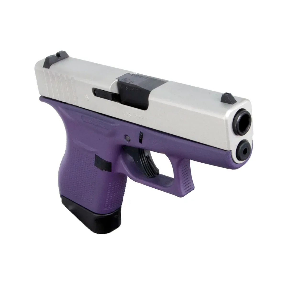Glock 43 Purple USA 9mm Aluminum Slide 6-Round Pistol
