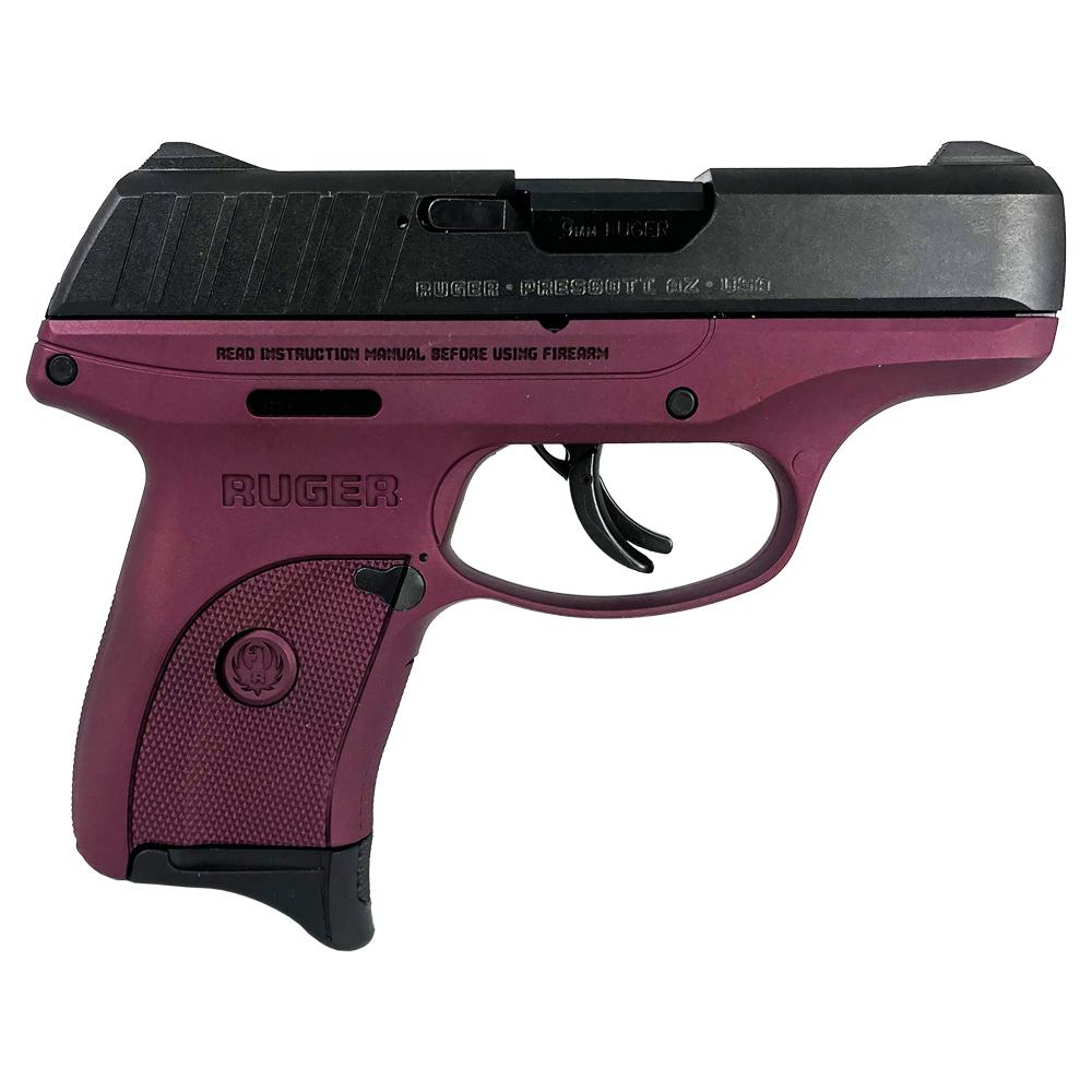 Ruger EC9s Black Cherry Red 9mm 7 Round Pistol